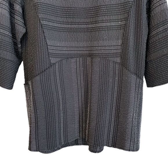 Habitat Stripe Pocket Black  Top - Picture 3 of 7